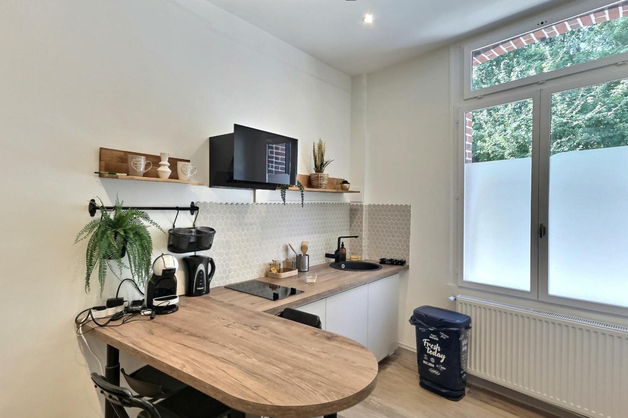 Bel Appartement Rdc Detente Balneo & Cine & Terrasse Proche Centre Gare Amiens Dış mekan fotoğraf